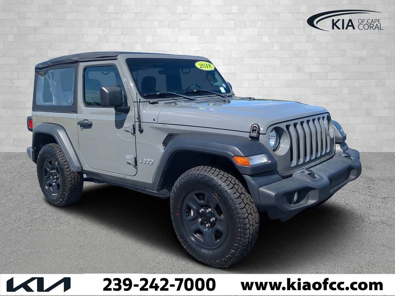 2018 Jeep Wrangler Sport — SUV — 26,899 mi — Cape Coral, FL