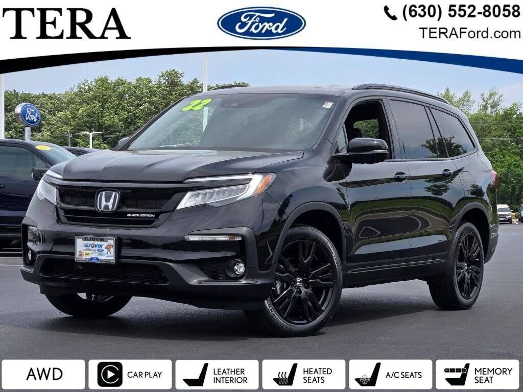 2022 Honda Pilot Black Edition — SUV — 55,715 mi — Plano, IL