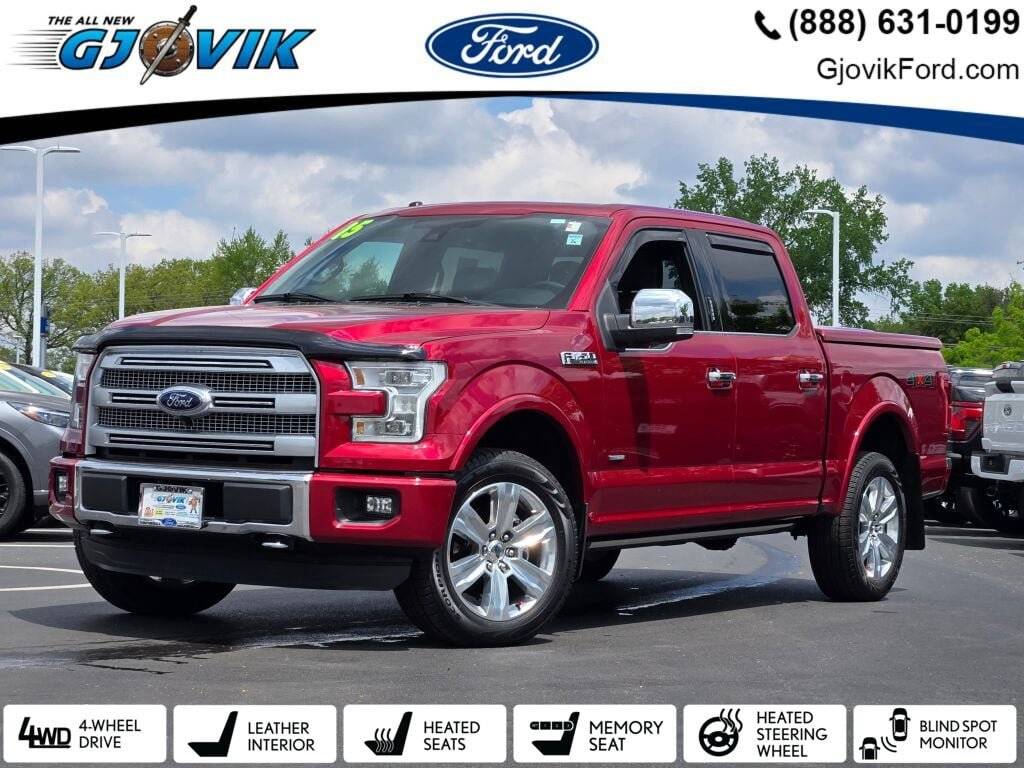 2015 Ford F-150 Platinum — Pickup Truck — 81,009 mi — Plano, IL