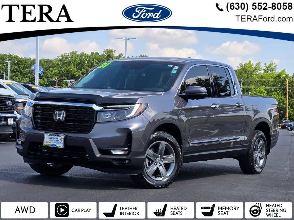 2021 Honda Ridgeline RTL-E — Pickup Truck — 36,861 mi — Plano, IL