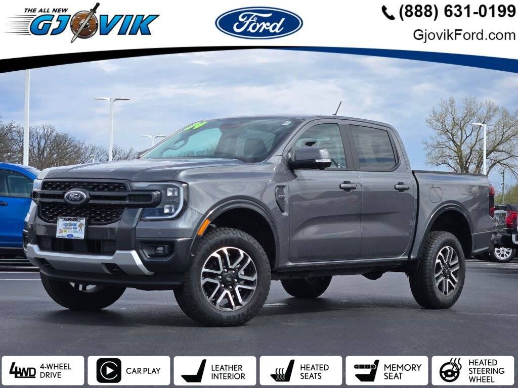 2024 Ford Ranger LARIAT — Pickup Truck — 1,556 mi — Plano, IL