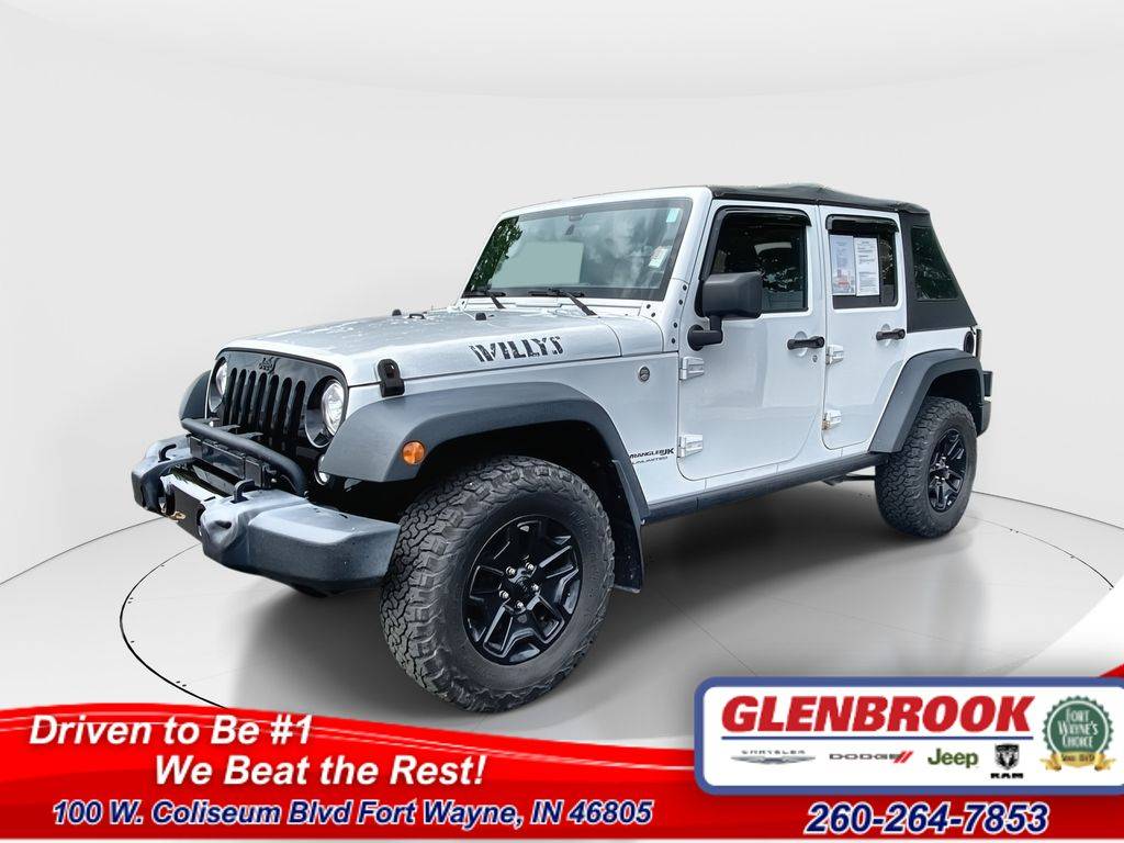 2018 Jeep Wrangler Willys Wheeler — SUV — 121,845 mi — Fort Wayne, IN