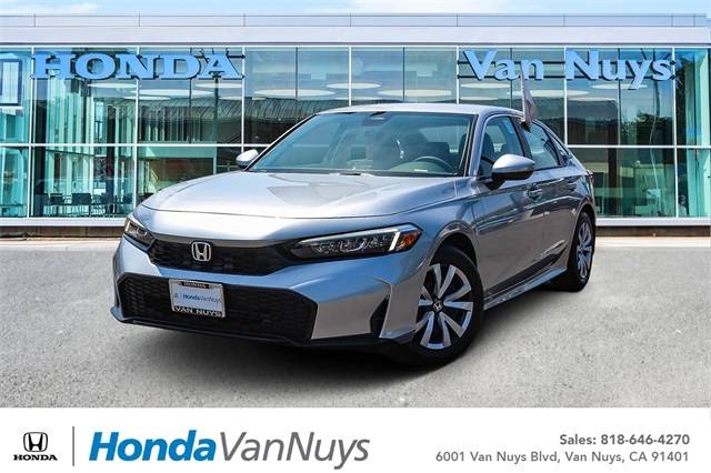 2025 Honda Civic LX — Sedan — 4,871 mi — Van Nuys, CA