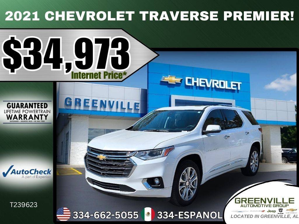 2021 Chevrolet Traverse Premier — SUV — 38,619 mi — Greenville, AL