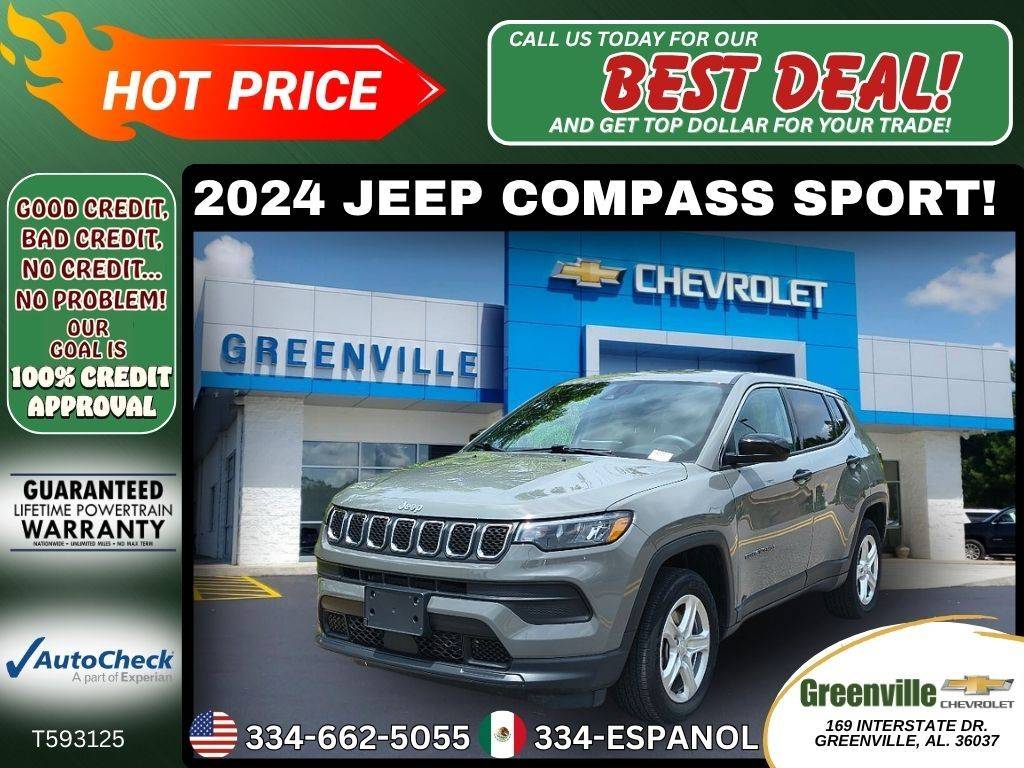 2024 Jeep Compass Sport — SUV — 28,561 mi — Greenville, AL