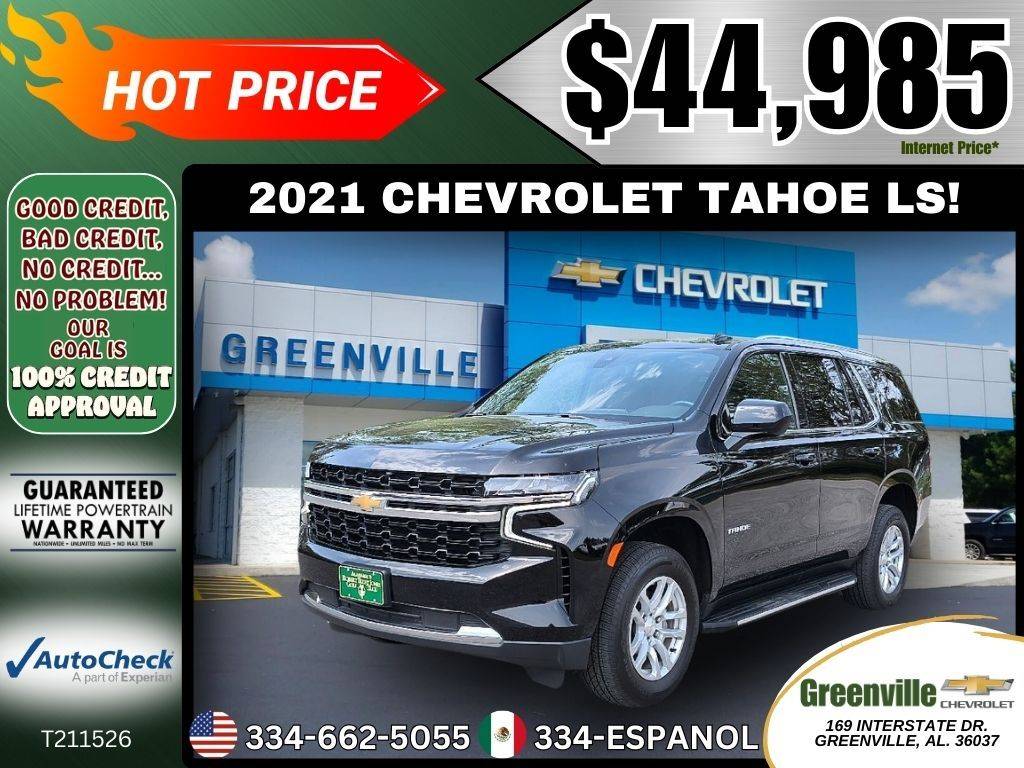 2021 Chevrolet Tahoe LS — SUV — 54,157 mi — Greenville, AL