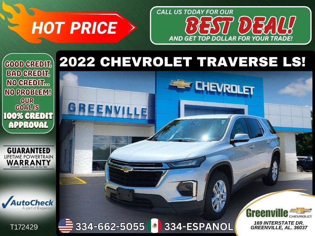 2022 Chevrolet Traverse LS — SUV — 91,482 mi — Greenville, AL