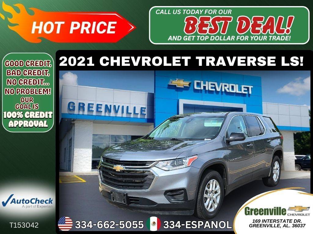 2021 Chevrolet Traverse LS — SUV — 115,076 mi — Greenville, AL
