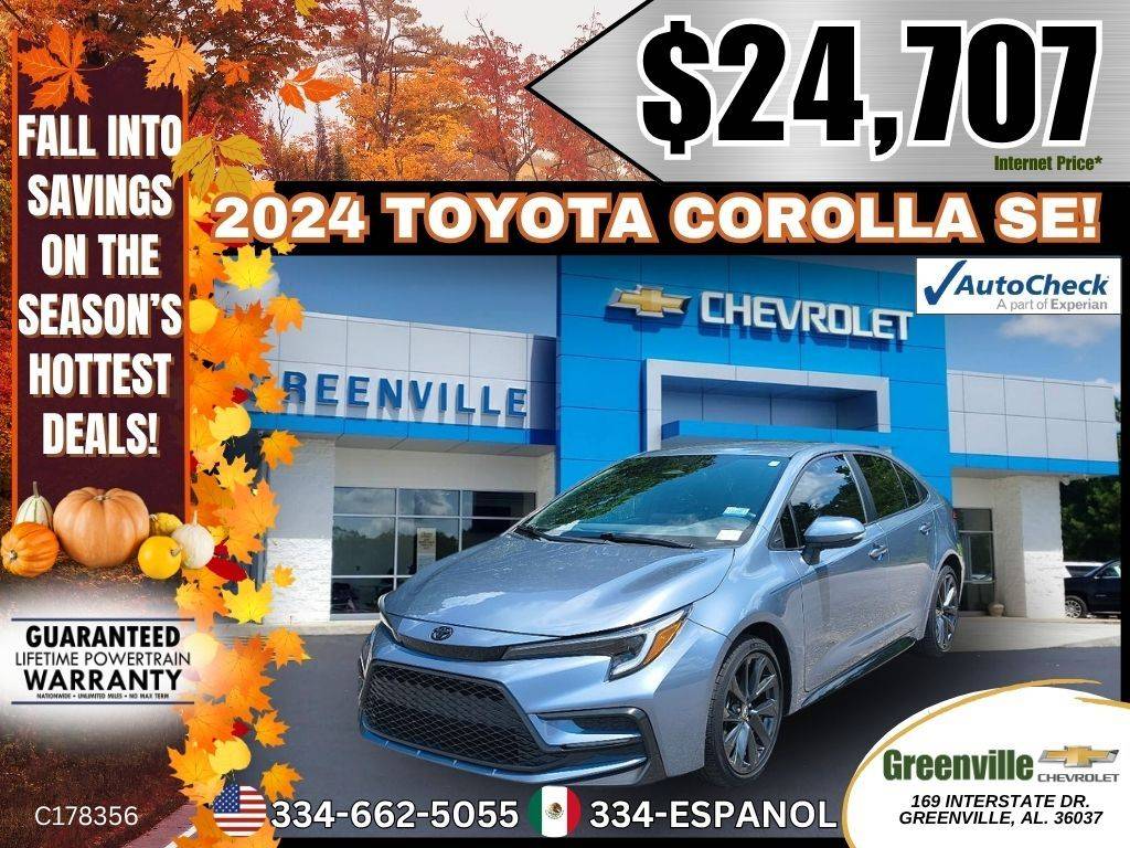2024 Toyota Corolla SE — Sedan — 32,417 mi — Greenville, AL