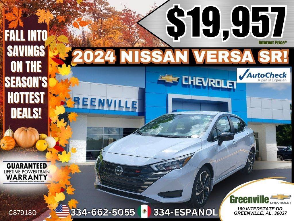 2024 Nissan Versa SR — Sedan — 8,594 mi — Greenville, AL