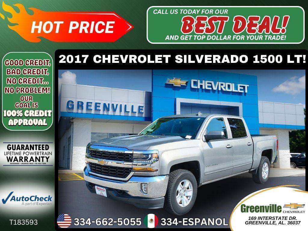 2017 Chevrolet Silverado 1500 LT — Pickup Truck — 105,828 mi — Greenville, AL