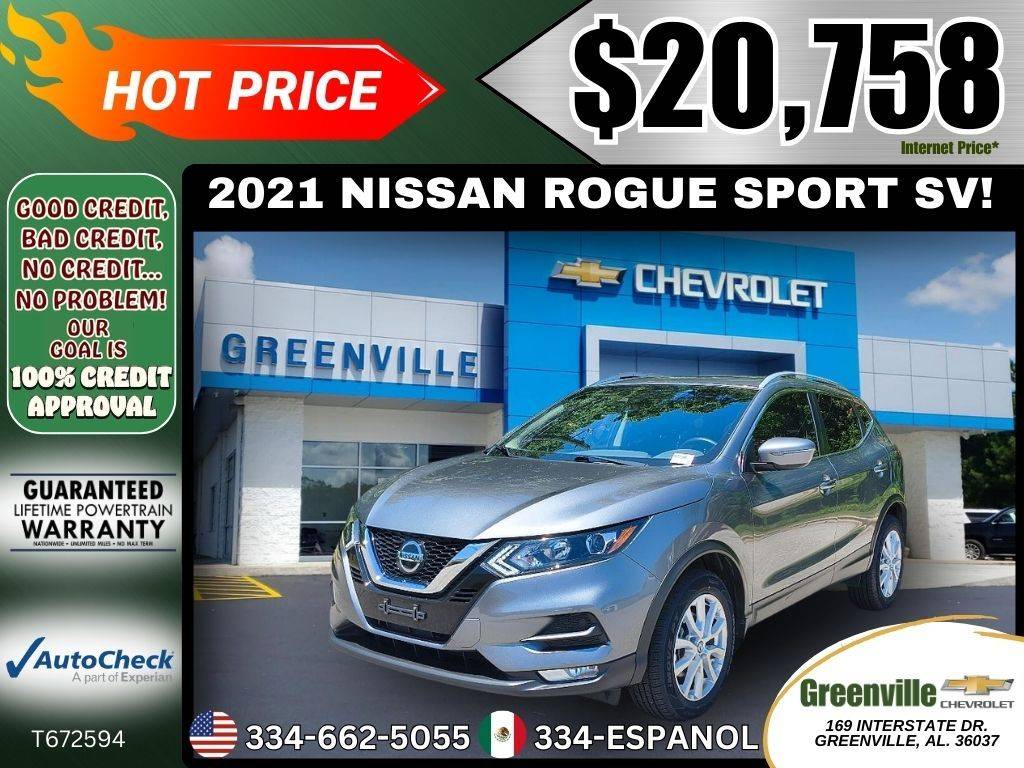 2021 Nissan Rogue Sport SV — SUV — 54,875 mi — Greenville, AL