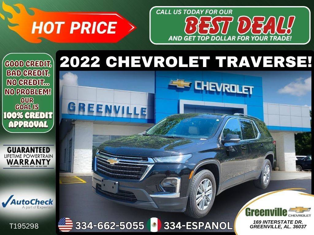 2022 Chevrolet Traverse LT Leather — SUV — 102,140 mi — Greenville, AL