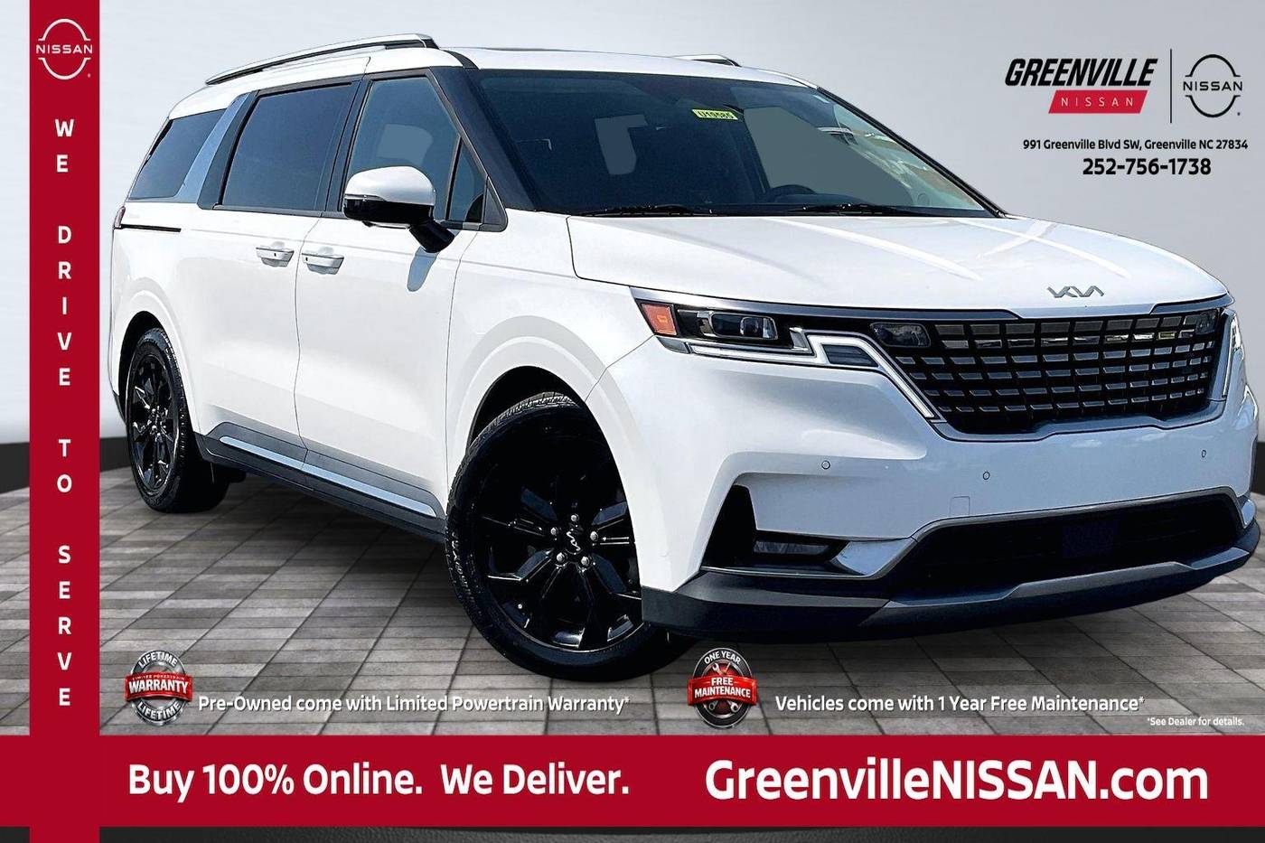 2024 Kia Carnival SX Prestige — Minivan — 70,689 mi — Greenville, NC