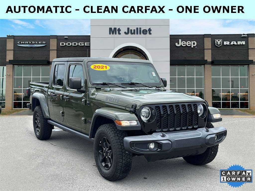 2021 Jeep Gladiator Willys Sport — Pickup Truck — 57,860 mi — Mount Juliet, TN