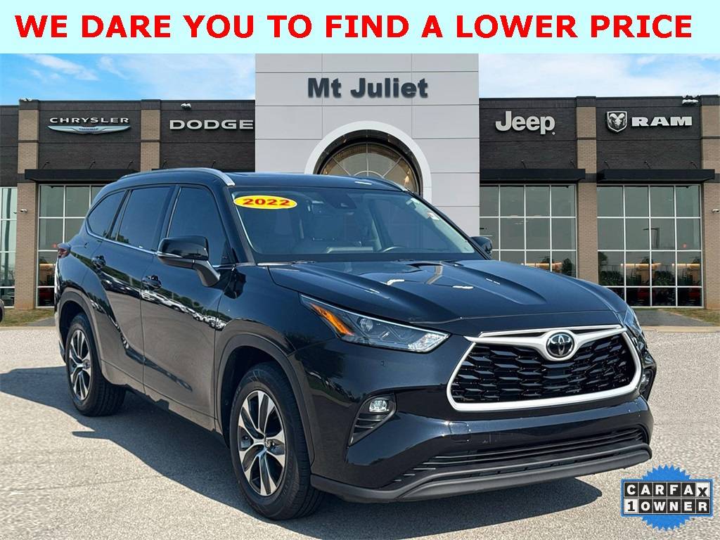 2022 Toyota Highlander XLE — SUV — 73,001 mi — Mount Juliet, TN