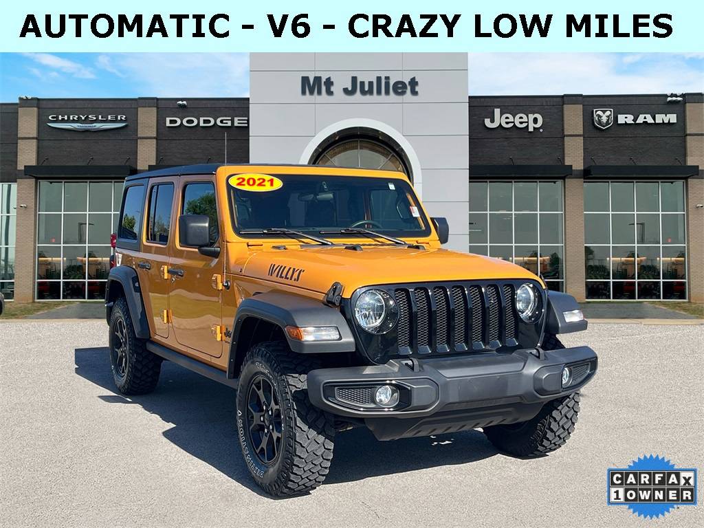 2021 Jeep Wrangler Willys Sport — SUV — 28,520 mi — Mount Juliet, TN