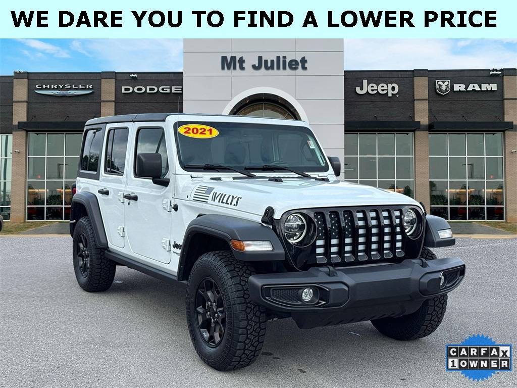 2021 Jeep Wrangler Willys — SUV — 50,447 mi — Mount Juliet, TN