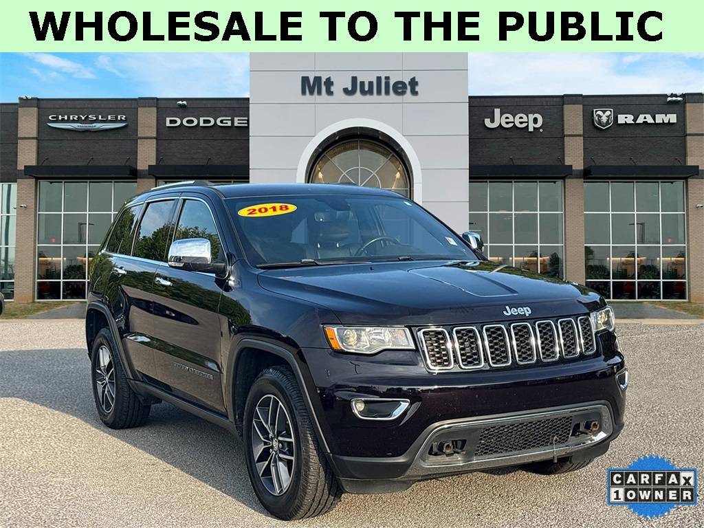 2018 Jeep Grand Cherokee Limited — SUV — 187,256 mi — Mount Juliet, TN