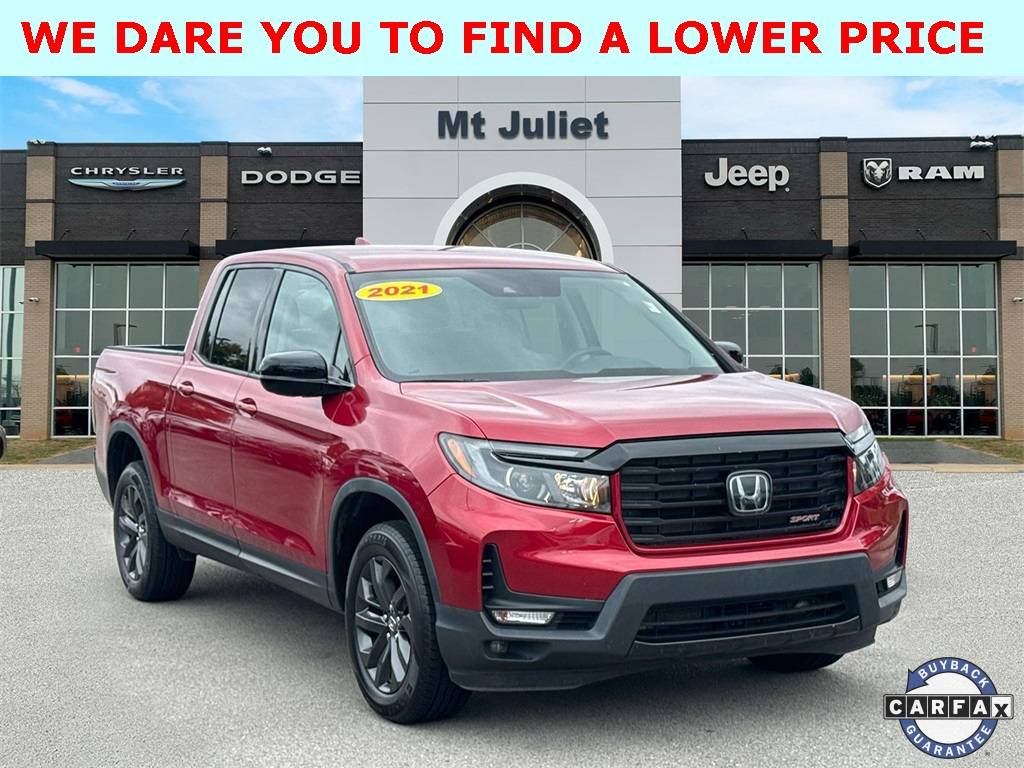 2021 Honda Ridgeline Sport — Pickup Truck — 69,688 mi — Mount Juliet, TN