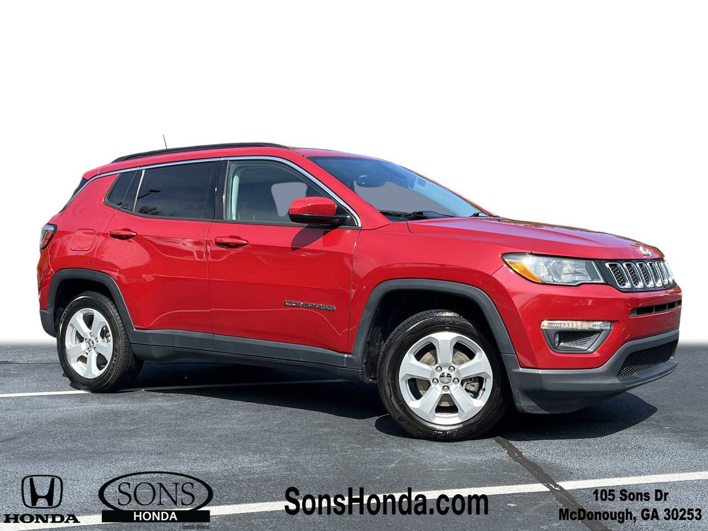2017 Jeep Compass Latitude — SUV — 74,615 mi — McDonough, GA