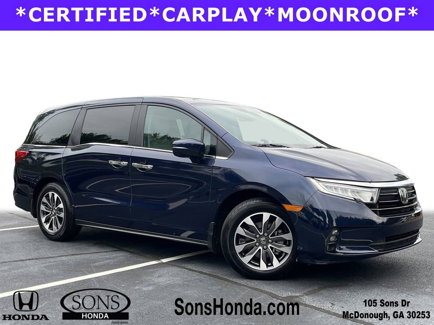 2023 Honda Odyssey EX-L — Minivan — 62,885 mi — McDonough, GA