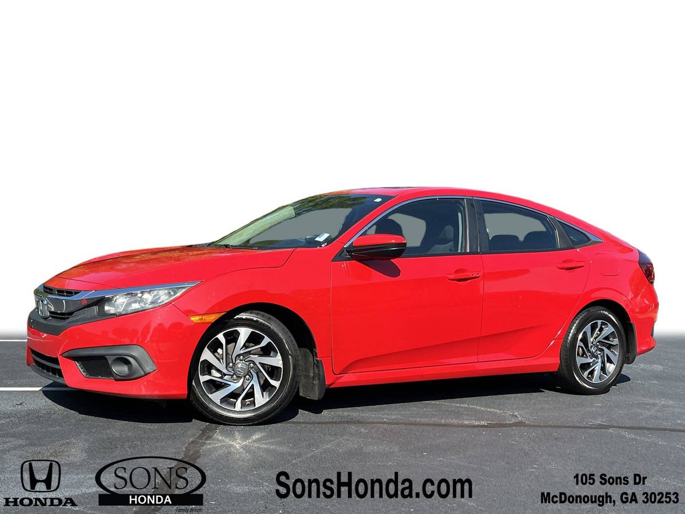 2017 Honda Civic EX — Sedan — 120,464 mi — McDonough, GA