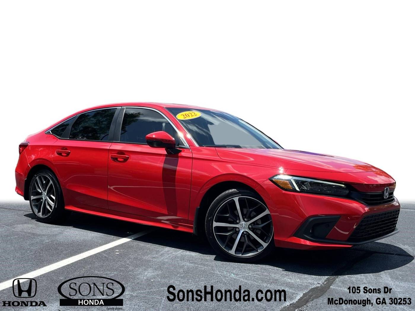 2022 Honda Civic Touring — Sedan — 23,119 mi — McDonough, GA