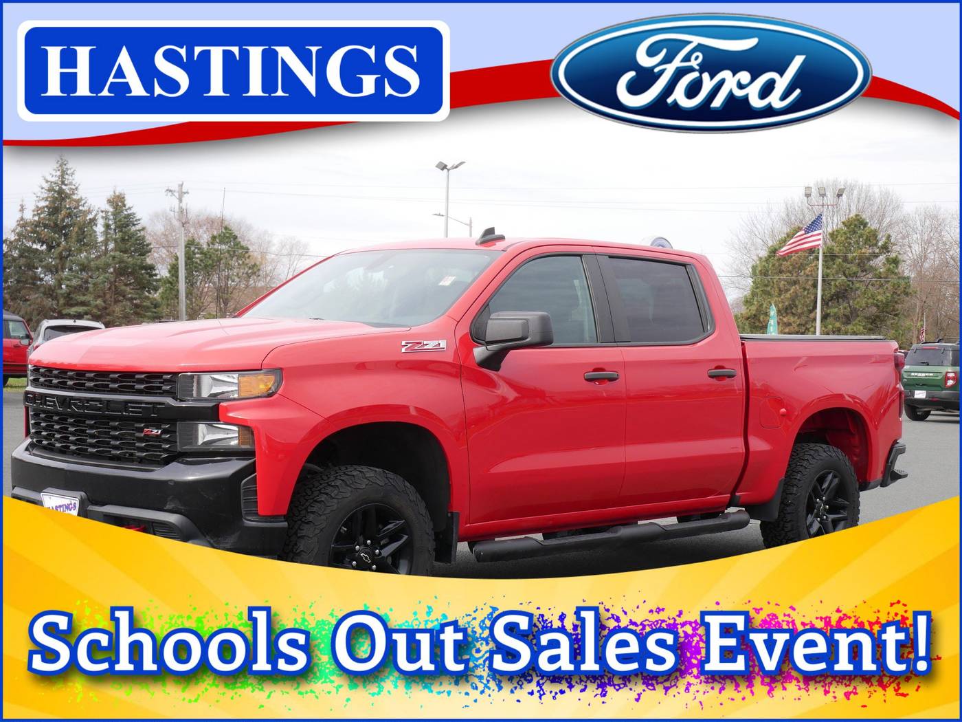 2019 Chevrolet Silverado 1500 Custom Trail Boss — Pickup Truck — 99,748 mi — Hastings, MN