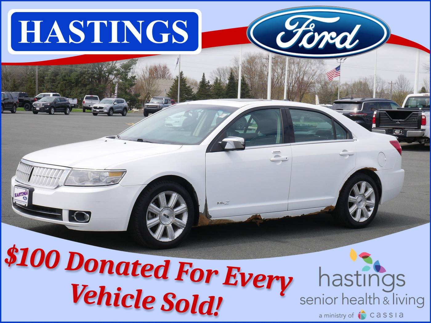 2007 Lincoln MKZ AWD — Sedan — 180,249 mi — Hastings, MN