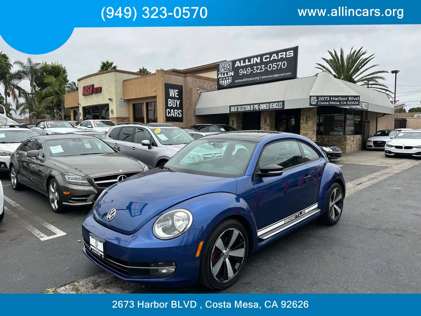 2013 Volkswagen Beetle Turbo — Hatchback — 86,247 mi — Costa Mesa, CA