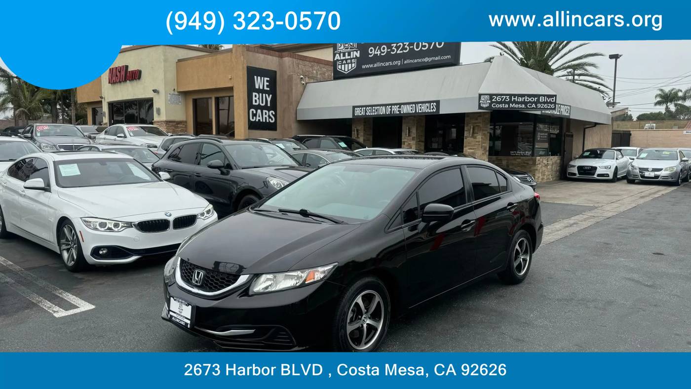 2015 Honda Civic SE — Sedan — 106,317 mi — Costa Mesa, CA