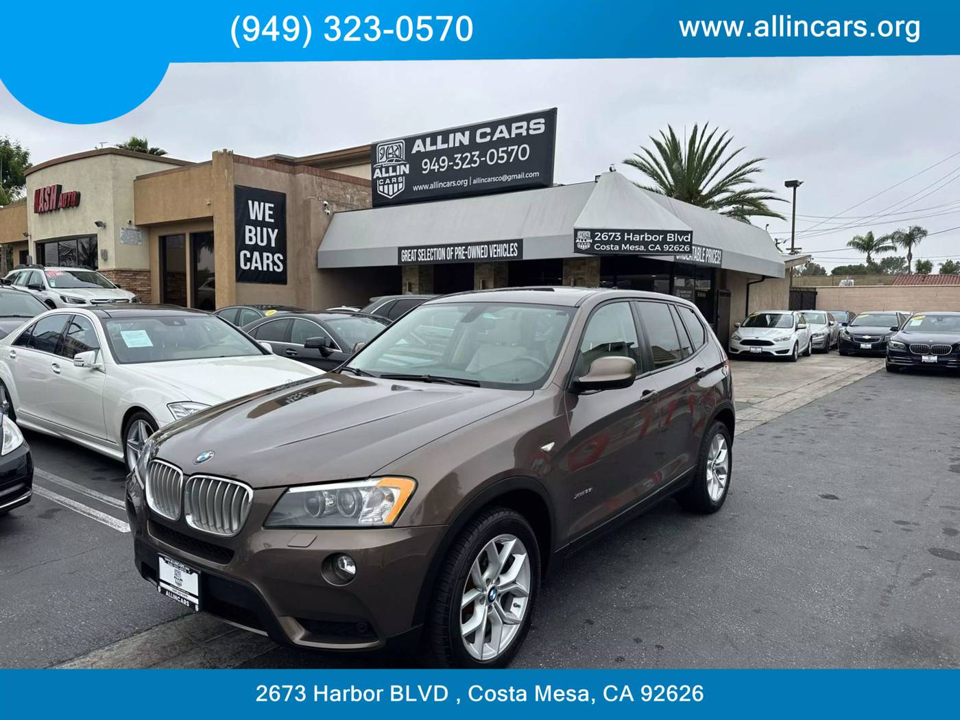 2014 BMW X3 35i — SUV — 90,326 mi — Costa Mesa, CA