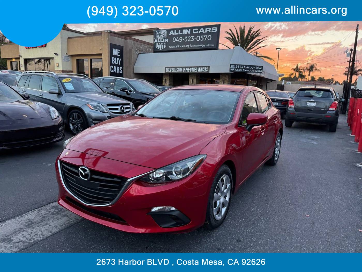 2015 Mazda Mazda3 i Sport — Hatchback — 49,993 mi — Costa Mesa, CA