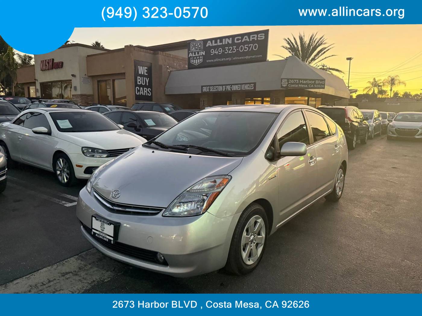 2009 Toyota Prius Base — Sedan — 60,995 mi — Costa Mesa, CA