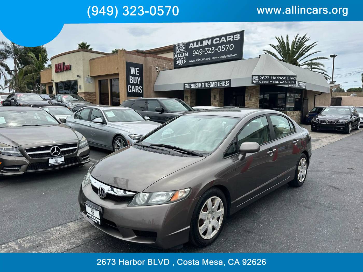 2011 Honda Civic LX — Sedan — 53,787 mi — Costa Mesa, CA