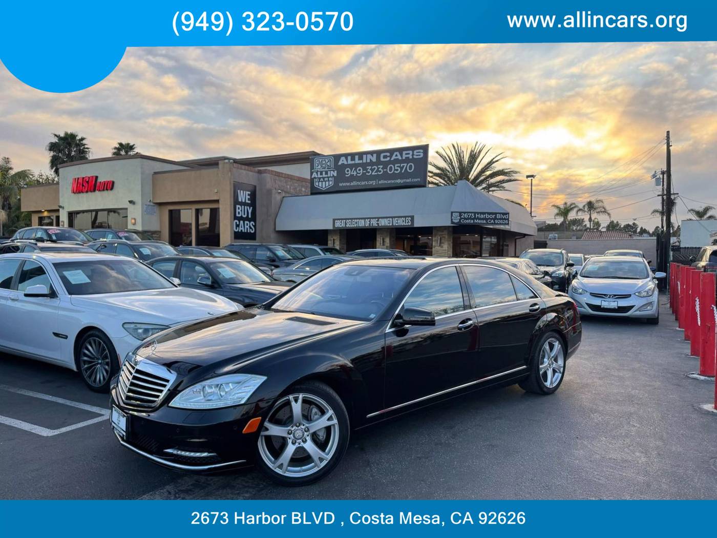 2013 Mercedes-Benz S-Class S 550 — Sedan — 94,120 mi — Costa Mesa, CA