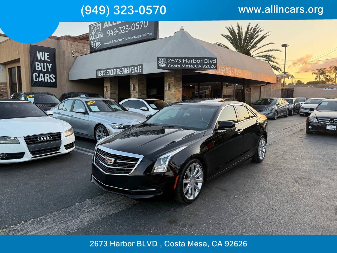 2017 Cadillac ATS Luxury — Sedan — 106,037 mi — Costa Mesa, CA