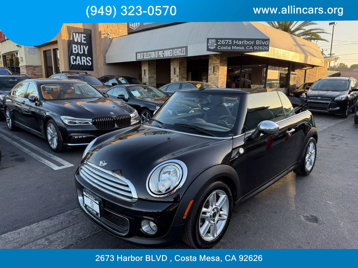 2011 MINI Convertible Cooper — Convertible — 85,980 mi — Costa Mesa, CA