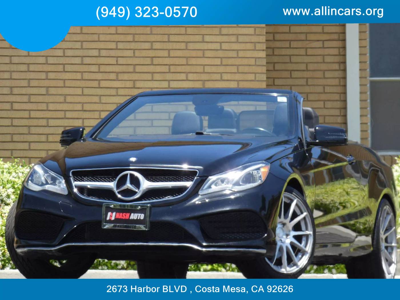 2016 Mercedes-Benz E-Class E 400 — Convertible — 72,740 mi — Costa Mesa, CA
