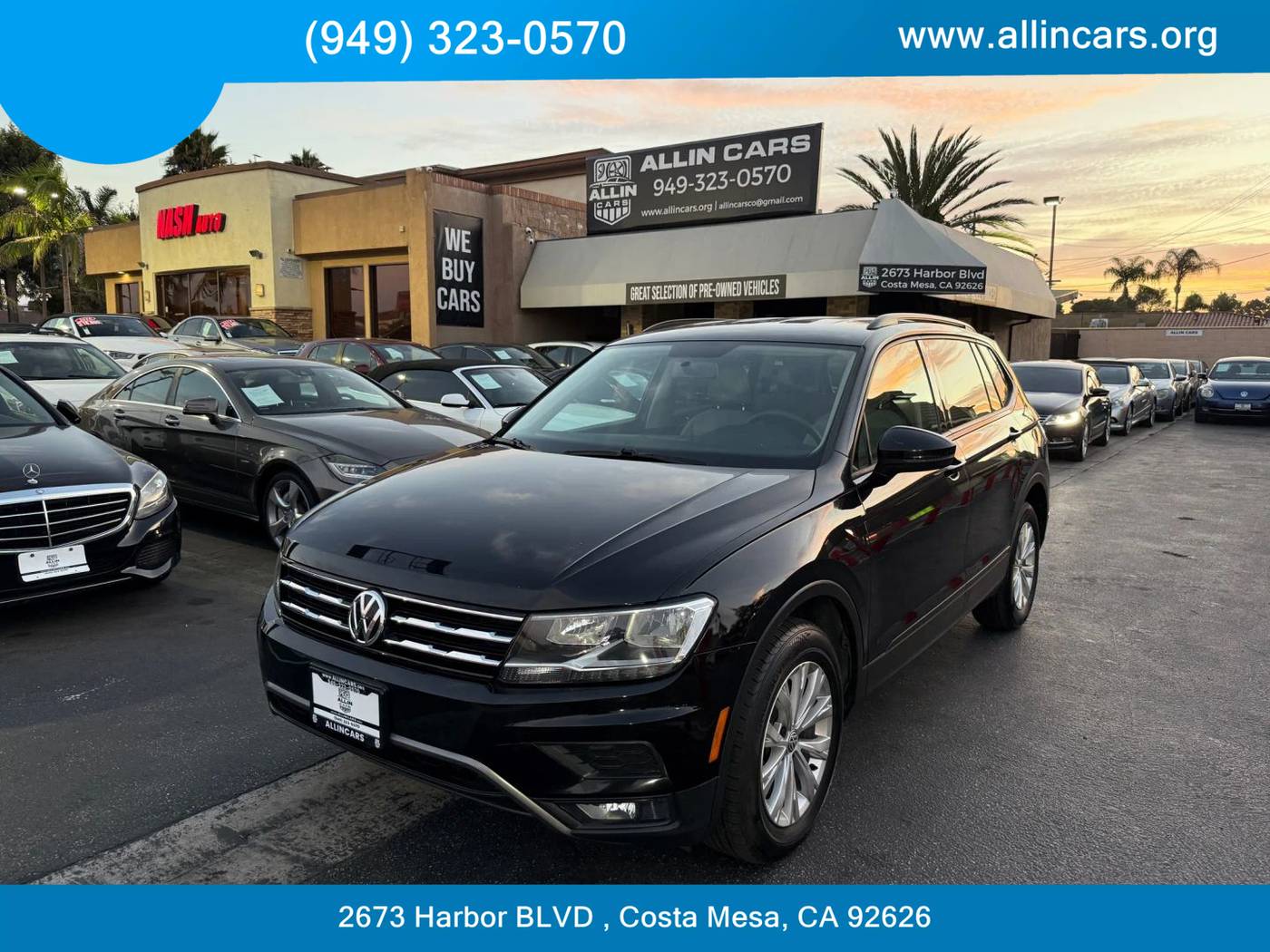 2018 Volkswagen Tiguan S — SUV — 83,868 mi — Costa Mesa, CA