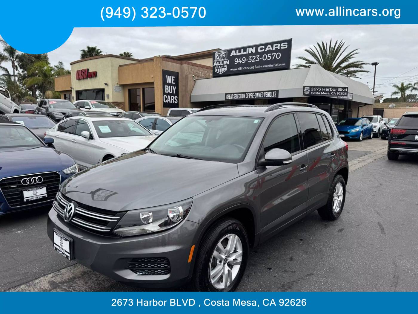 2016 Volkswagen Tiguan S — SUV — 80,661 mi — Costa Mesa, CA