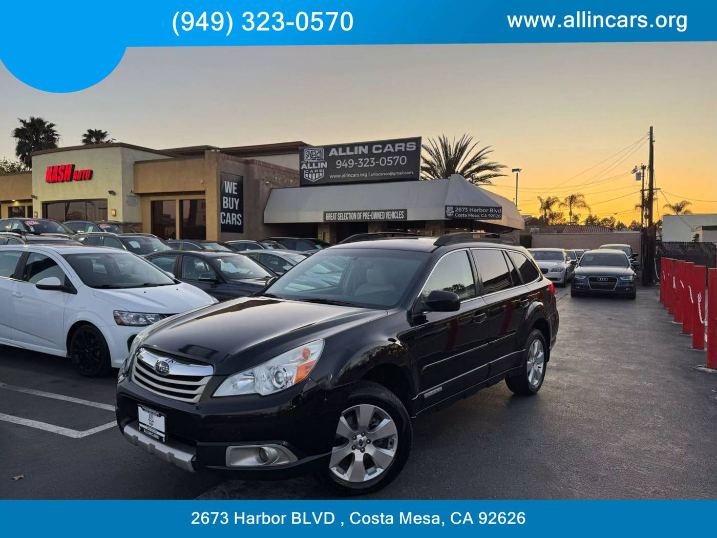 2012 Subaru Outback 2.5i Limited — SUV — 135,172 mi — Costa Mesa, CA