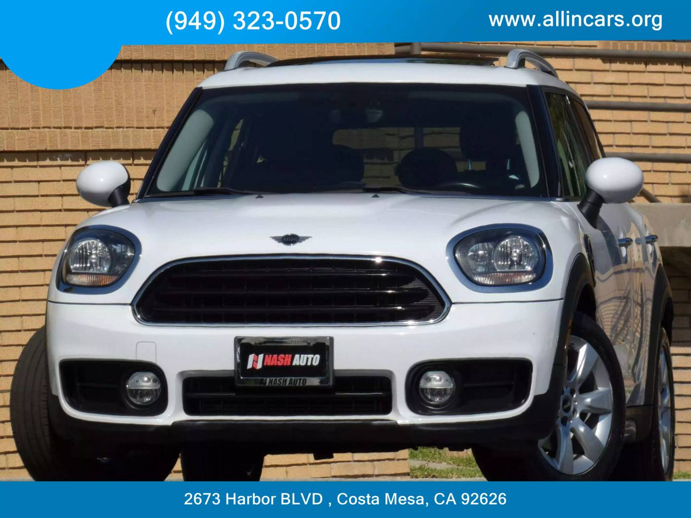 2019 MINI Countryman Cooper — SUV — 81,810 mi — Costa Mesa, CA