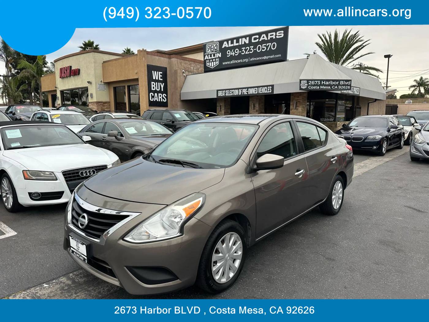 2015 Nissan Versa 1.6 SV — Sedan — 77,854 mi — Costa Mesa, CA