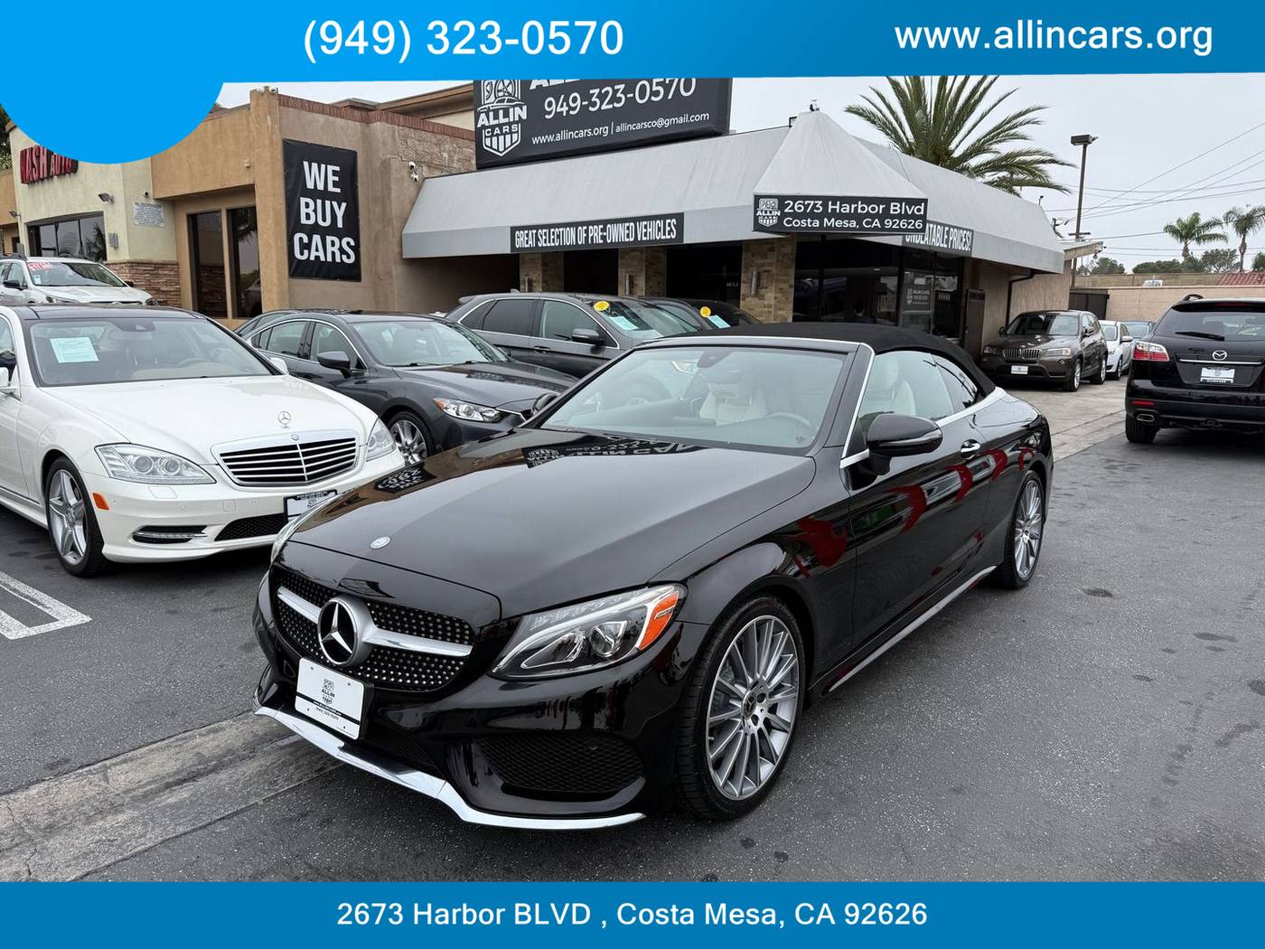2017 Mercedes-Benz C-Class C 300 — Convertible — 52,849 mi — Costa Mesa, CA