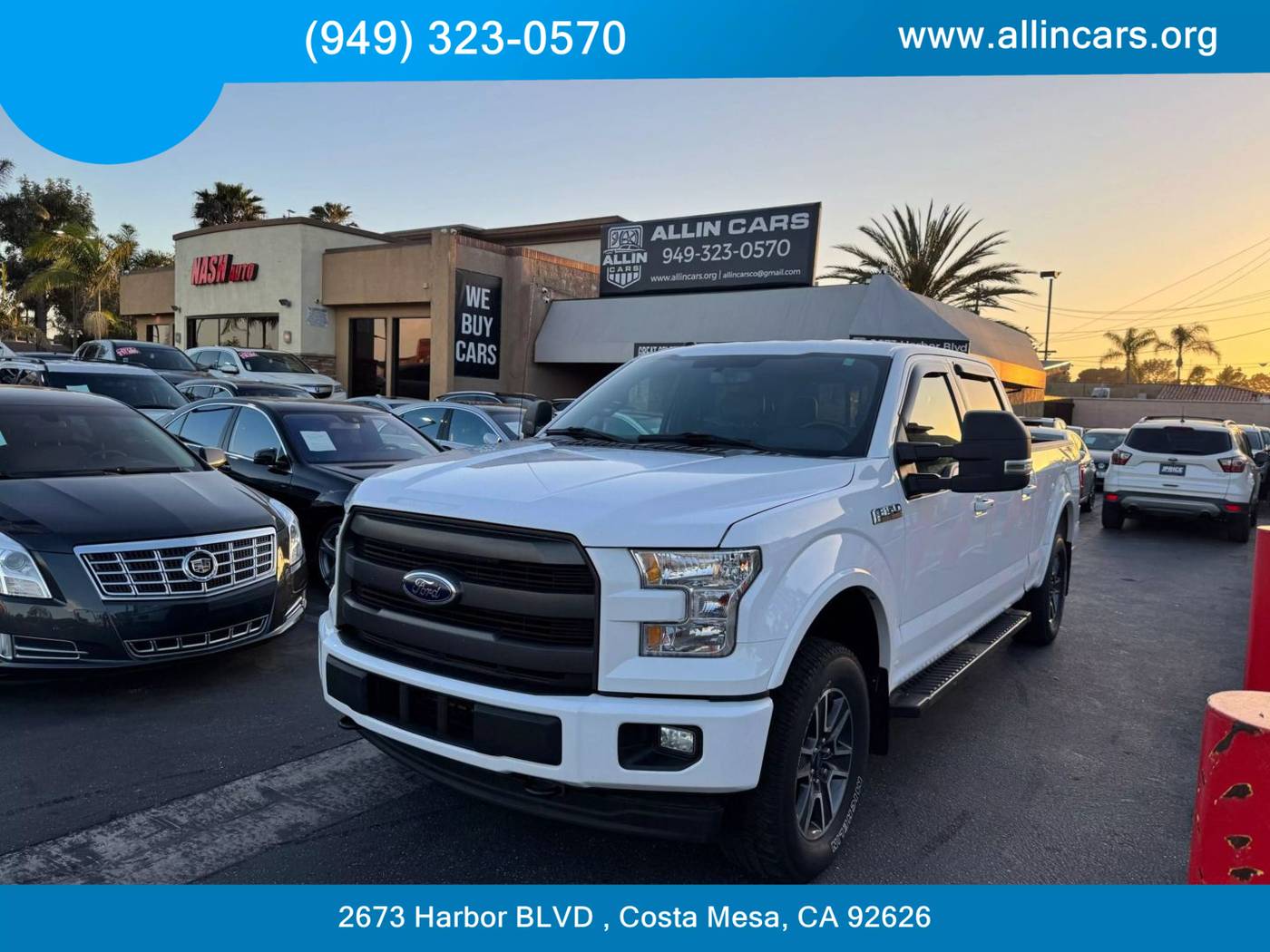 2017 Ford F-150 Lariat — Pickup Truck — 99,963 mi — Costa Mesa, CA
