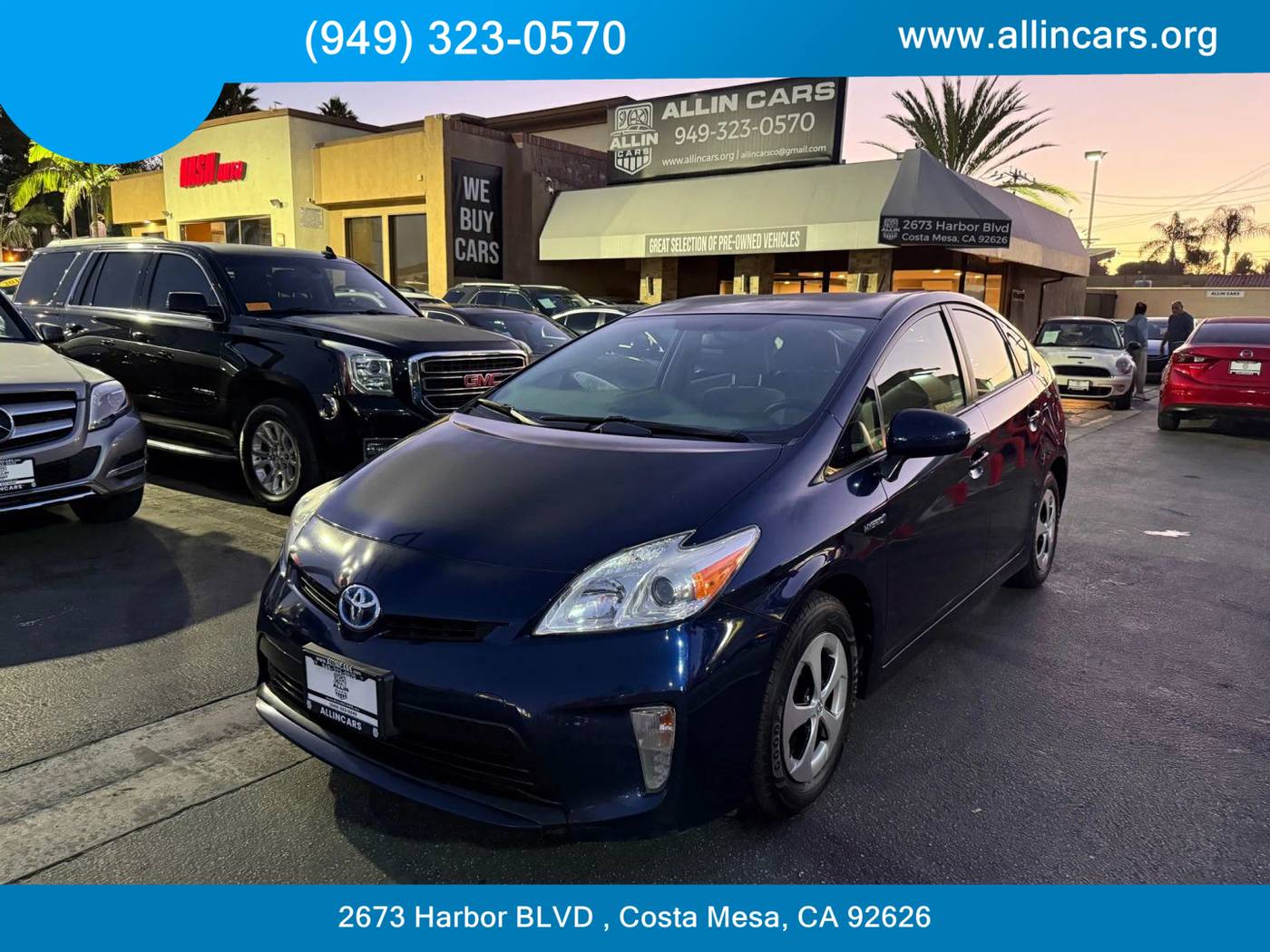 2013 Toyota Prius Three — Sedan — 102,136 mi — Costa Mesa, CA