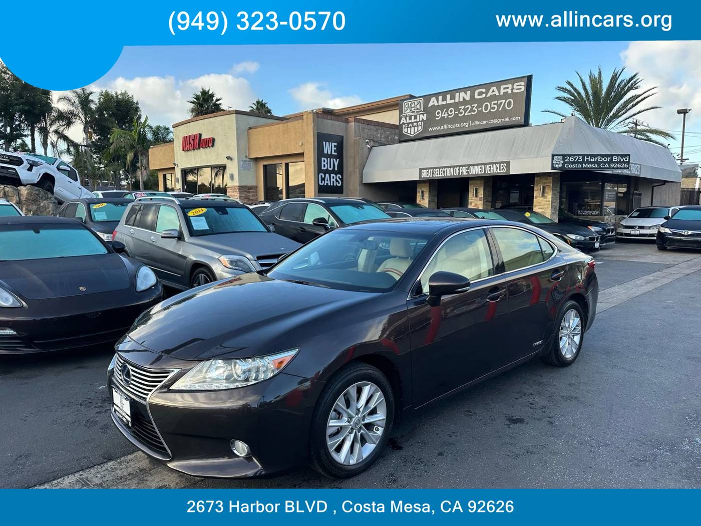 2013 Lexus ES ES 300h — Sedan — 88,843 mi — Costa Mesa, CA