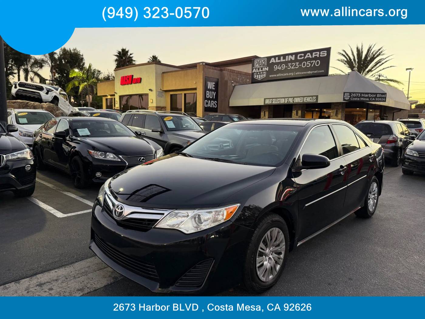 2014 Toyota Camry LE — Sedan — 88,067 mi — Costa Mesa, CA